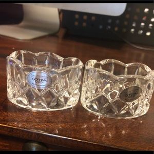 Crystal napkin rings